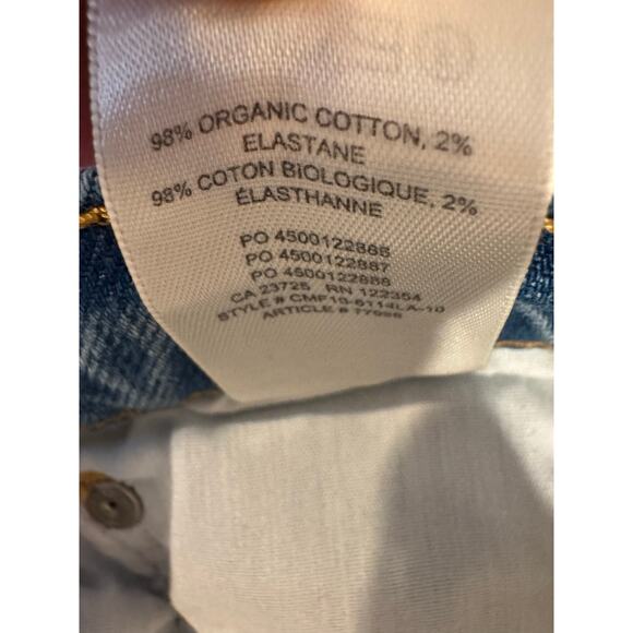 Aritzia Denim Forum The Marianne High Rise Flare Organic Cotton Jeans Size 32 - Picture 5 of 7